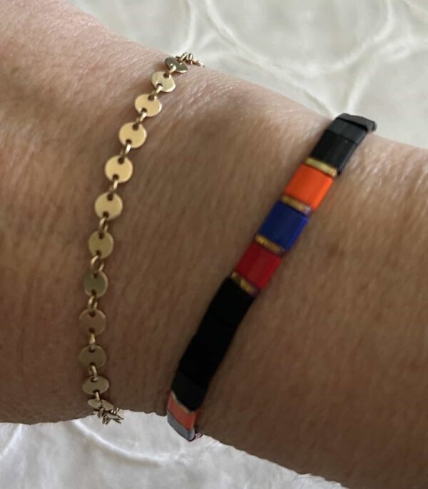 Tila Armenian Flag Bracelet - Black - Image 4