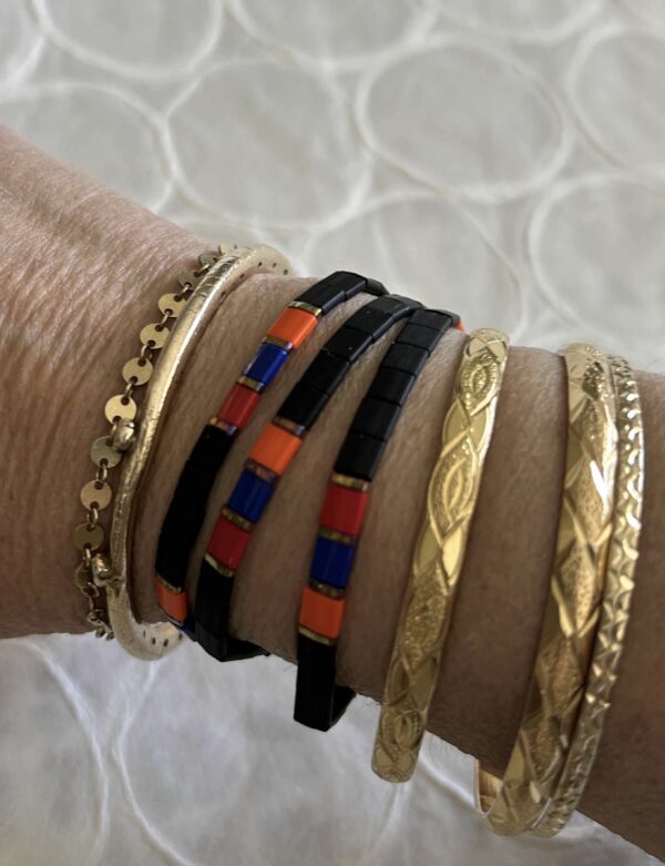 Tila Armenian Flag Bracelet - Black - Image 3