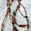 Copper Tone Treasure Necklace to Wear Long or Doubled