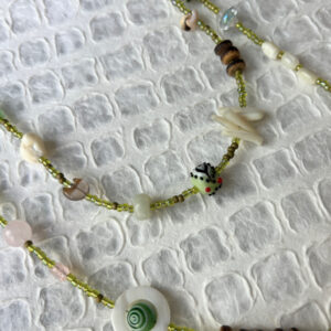 Shades of green treasure necklace
