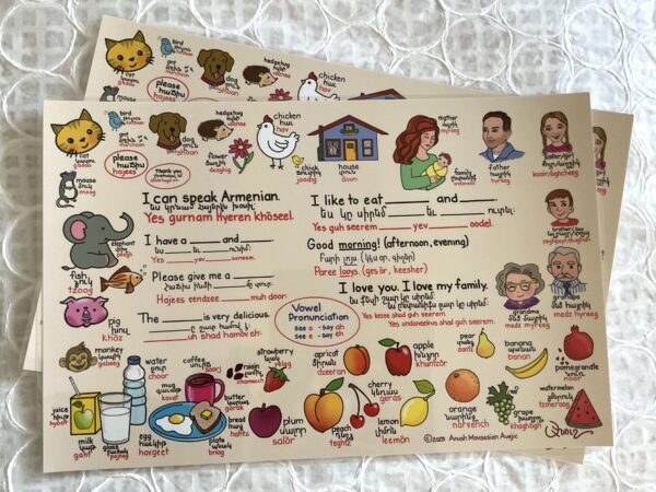 I can speak Armenian Laminated Placemat - Image 2